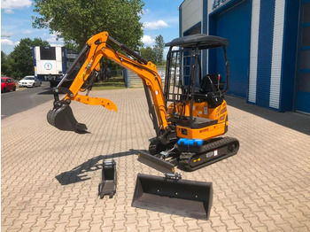 מיני מחפר Minibagger BK1700JS + Schaufelpaket *INKL.19% MWST*BERGER KRAUS*KUBOTA*JOYST*SOFORT!: תמונה 2