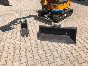 מיני מחפר Minibagger BK1700JS + Schaufelpaket *INKL.19% MWST*BERGER KRAUS*KUBOTA*JOYST*SOFORT!: תמונה 3
