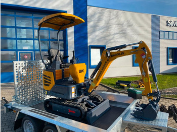 מיני מחפר, קרון נגרר Minibagger BK950JS + Tieflader + Zubehör *INKL.19% MWST*BERGER KRAUS*JOYSTICK*SOFORT!*: תמונה 5