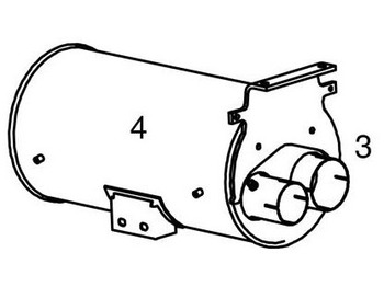 חָדָשׁ ממיר קטליטי עבור משאית Katalysator Euro 4 MAN TGM TGL - 4.6 - Dinex 47352 81151010420 81151016020: תמונה 2