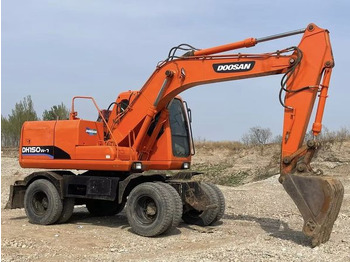 מחפר גלגלים Wheel Digging Crawler Excavator Used Doosan150W Dh150W Dh150W-7 / Second-Hand Korea Engine Doosan Dh 150 150W-7 Doosan150: תמונה 2