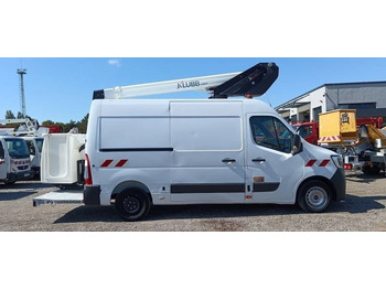 פלטפורמה אווירית מותקנת על משאית Renault Master Klubb KL32 - 12,5 m, 120 kg: תמונה 4