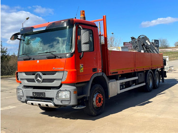 משאית צד נופל/ שטוחה, משאית מנוף Mercedes truck Actros, Haib 166, 2636: תמונה 3 משאית צד נופל/ שטוחה, משאית מנוף Mercedes truck Actros, Haib 166, 2636: תמונה 3