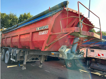 סמיטריילר עם מזהיר METACO 2 Axle Steel Tipper, 8 Tyres: תמונה 4