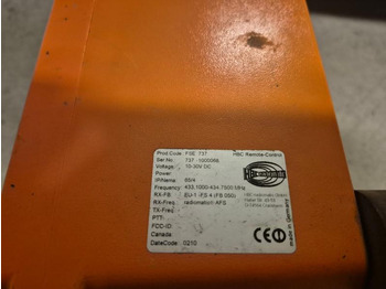 צרופה עבור מכונת בנייה Radiostyring m/Mottaker - Se Bilder For Spesifikasjoner: תמונה 3