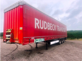 סמיטריילר עם וילונות צד KRONE