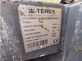 מסיר פסולת מפרקי Terex TA6: תמונה 4