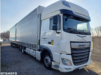 משאית וילונות צד DAF XF 480