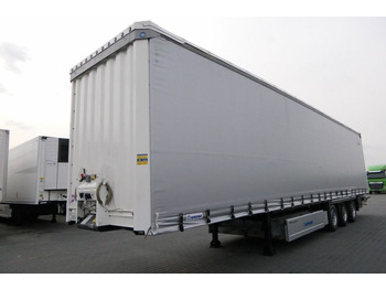 סמיטריילר עם וילונות צד Krone CURTAINSIDER/MEGA/PALLET BOX/LIFTED ROOF & AXLE/: תמונה 2