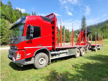 משאית עץ VOLVO FMX 500