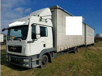 משאית וילונות צד MAN TGL8.240 G.Haus/2xBett Klima AHK: תמונה 2