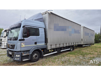 משאית וילונות צד MAN TGL 8.250