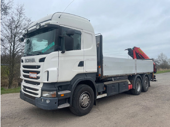 משאית צד נופל/ שטוחה SCANIA R 480