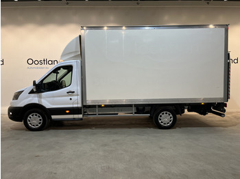 Interior photo 1: כלי רכב מסחרי עם תיבה Ford Transit 2.0 TDCI L4 Trend RWD 130 PK Bakwagen / Sörensen Laadklep / Meubelbak / Euro 6 / Airco / Cruise Control / 3-Zits / 30.200 KM !!