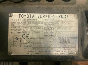 מלגזת LPG Toyota 02-7FGJF35: תמונה 5