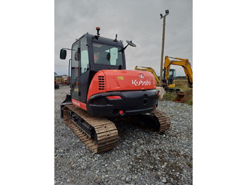 מיני מחפר Kubota Kx080-4a Engcon pyörittäjällä: תמונה 4 מיני מחפר Kubota Kx080-4a Engcon pyörittäjällä: תמונה 4