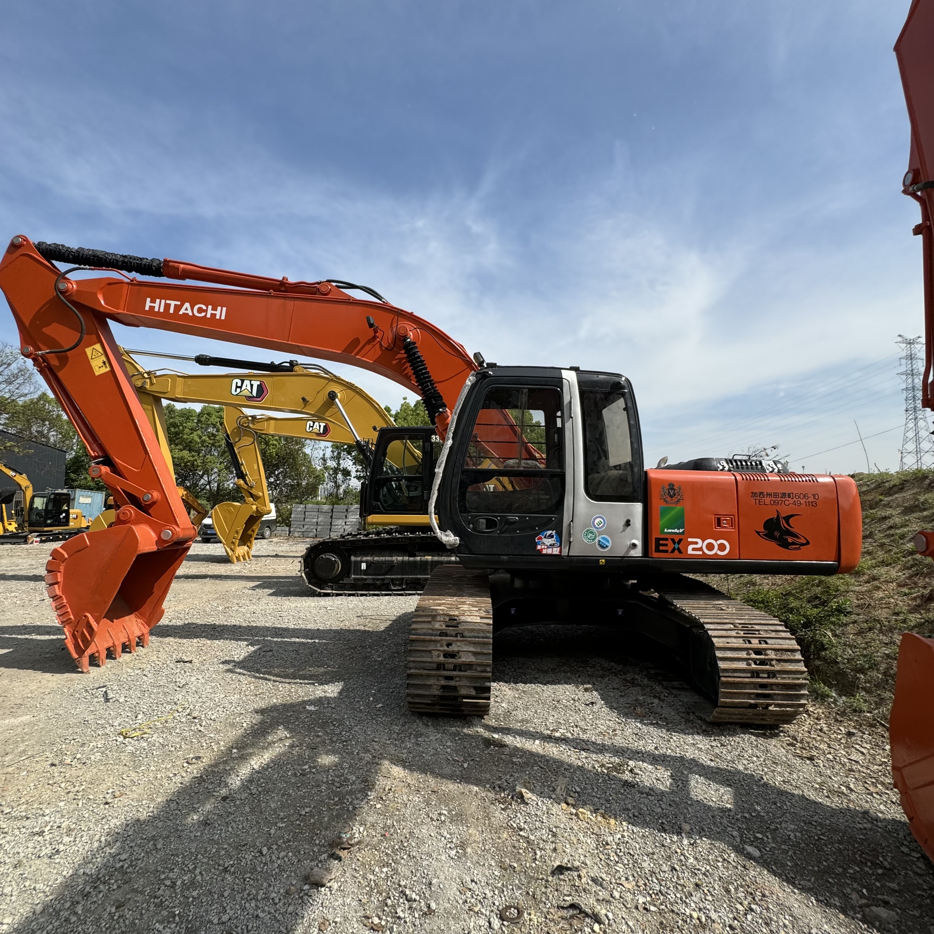 מחפר סורק HITACHI ZX200