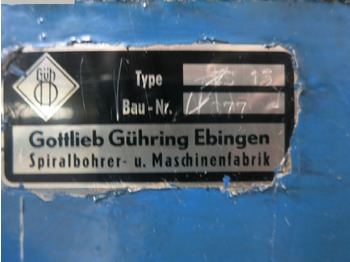 מכונת עיבוד מתכת GÜHRING S 13: תמונה 4 מכונת עיבוד מתכת GÜHRING S 13: תמונה 4