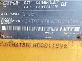 מחפר סורק CATERPILLAR 318