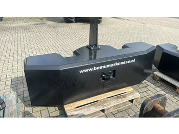 חָדָשׁ משקל נגד עבור מכונה חקלאית Gewichtenblok 2500 KG Ertscomposiet: תמונה 5