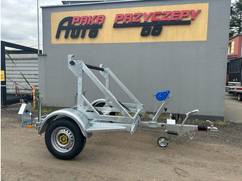 חָדָשׁ נגרר לגלגל כבלים PRZYCZEPA KABLOWA POD BĘBEN KABLOWY KABLI 1350KG / CABLE TRAILER FOR CABLE DRUMS 1350KG: תמונה 2