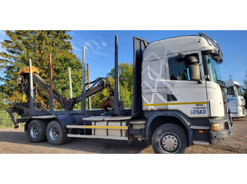 משאית עץ, משאית מנוף עבור הובלה של עץ Scania G480: תמונה 2