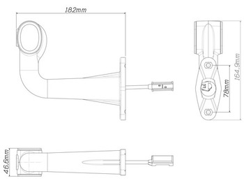 חָדָשׁ אורות/ תאורה TRP Konturowa lampa obrysowa LED zamiennik Aspoeck Superpoint II 1528149: תמונה 2