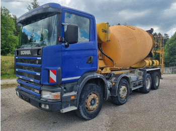 משאית מערבלת בטון SCANIA R124