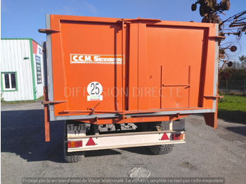 מסיר פסולת/ קרון נגרר חקלאי SIMONNEAU BENNE AGRICOLE MONO 8: תמונה 5