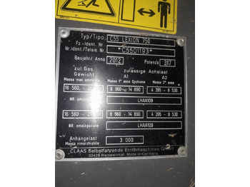 מקצרת קומבינה Claas LEXION 750 RISO: תמונה 3