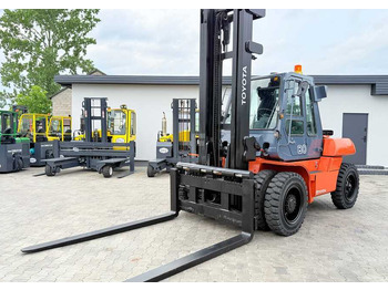 מלגזת סולר Toyota 60-5FD80 / DIESEL / DUPLEX - 4500MM / NEW TYRES / HEATED CABIN / 8 TON / UDT / EXCELLENT CONDITION: תמונה 2