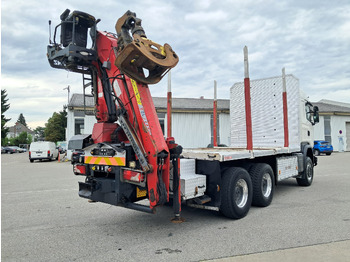 משאית עץ, משאית מנוף SCANIA G 490 6x6 Blatt-Blatt | Klima | Schaltgetriebe | Euro 6 | Penz-Kran 12Z |: תמונה 5