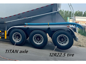 חָדָשׁ סמיטריילר מכל עבור הובלה של מלט TITAH Bulk Cement Tank Trailer for Slae in Guyana: תמונה 4