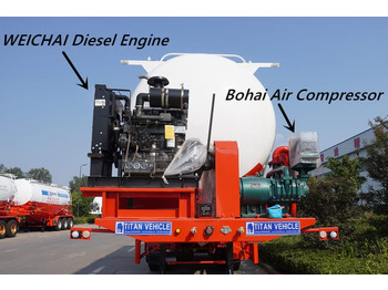 חָדָשׁ סמיטריילר Silo עבור הובלה של מלט TITAN Bulk Cement Tanker Trailer for Sale in Ghana: תמונה 4