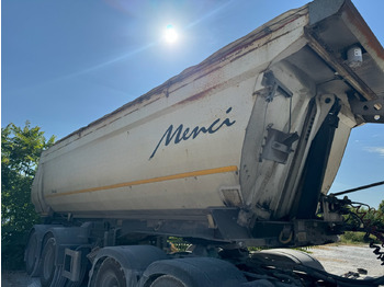 סמיטריילר עם מזהיר MENCI