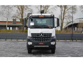 משאית צד נופל/ שטוחה, משאית מנוף Mercedes-Benz AROCS 2636 / 6x4 / HIAB X-HIPRO 192 E-3 / WYSUW x3 / ROTATOR / STEROWANIE RADIOWE / UDT / PODPORY HYDRAULICZNE / AUTOMAT / KAMERA COFANIA / NISKI PRZEBIEG / SPROWADZONY: תמונה 2