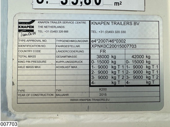 סמיטריילר עם רצפת הליכה Knapen Walking floor 85m2, Remote: תמונה 4