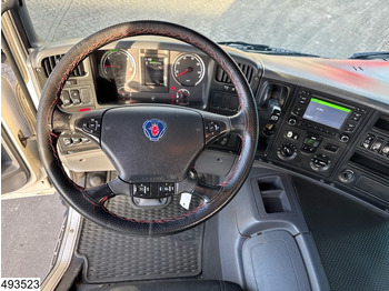 משאית צד נופל/ שטוחה, משאית מנוף Scania P 410 6x4, EURO 6, Hiab, Remote, Retarder: תמונה 4