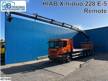 משאית צד נופל/ שטוחה SCANIA P 410