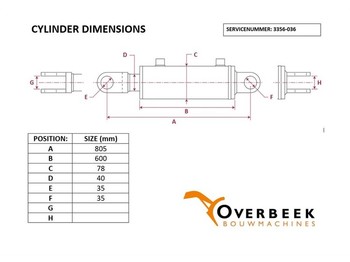 חלקי הידרוליקה Atlas - Cylinder/Zylinder/Cilinder: תמונה 4