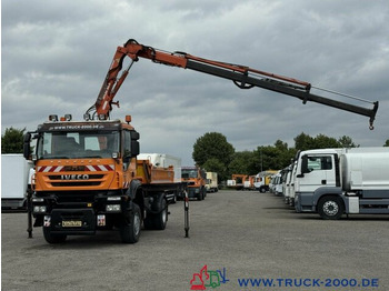 מזהיר, משאית מנוף Iveco Stralis AD190T33 4x4 Winterdienst Atlas Kran: תמונה 3