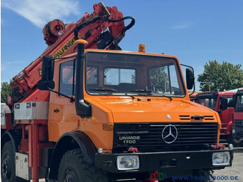 משאית מנוף Unimog U1700 Kran PK16000 + Jib Höhe 22,50m + Winde: תמונה 5