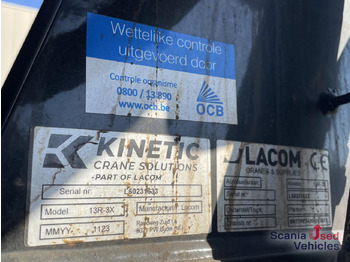 קרון נגרר צד נופל/ שטוח PACTON PACTON TPL.342 CB LIFT AXLE KINETIC 13R-3X CRANE: תמונה 5