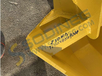 דלי מחפר עבור מכונת בנייה 1000 / 300mm - Axes 50mm: תמונה 5