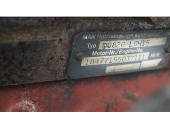 חָדָשׁ מכונת בנייה MAN D0826 LOH15 USED: תמונה 5