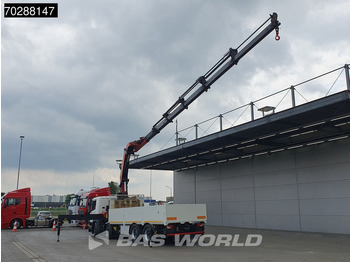 משאית צד נופל/ שטוחה, משאית מנוף Scania P420 8X4 Palfinger PK 53002-SH Crane Lift+steering Manual Big-Axle Euro 5: תמונה 2