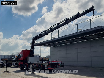 משאית צד נופל/ שטוחה, משאית מנוף Volvo FH16 650 8X4 Hiab X-HIPRO 1058EP-6 Kran Crane ADR Lift+Lenkachse Euro 6: תמונה 3