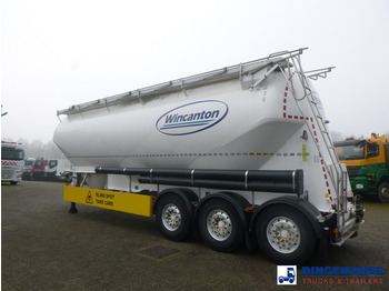 סמיטריילר מכל Feldbinder Powder tank alu alu 49 m3 / 1 comp: תמונה 4