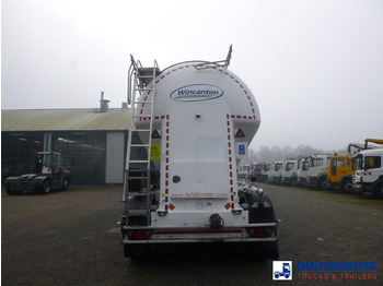 סמיטריילר מכל Feldbinder Powder tank alu alu 49 m3 / 1 comp: תמונה 5