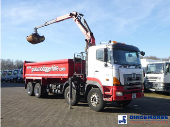 הַחכָּרָה Hino FY1EUKA 8x4 tipper RHD + Palfinger E120L + grapple Hino FY1EUKA 8x4 tipper RHD + Palfinger E120L + grapple: תמונה 5